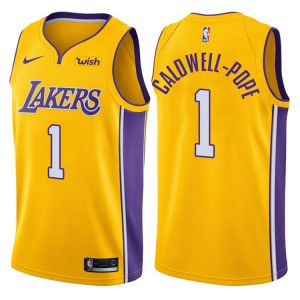 Kentavious Caldwell-Pope Los Angeles Lakers 2018-19 Edition Men's #1 Icon  Jersey - Gold 681370-143