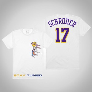 Dennis Schroder Los Angeles Lakers Tune Squad Men's Space Jam x NBA T-Shirt - White 552883-360