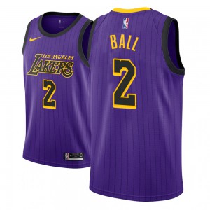 Lonzo Ball Los Angeles Lakers Fanatics Branded men Fast Break Replica #2  jersey