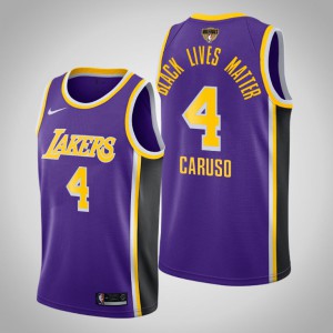 Men's Los Angeles Lakers Alex Caruso Nike Black City Edition Swingman Jersey