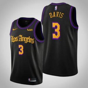 2023/24 Lakers DAVIS #3 Bkacl City Edition NBA Jerseys