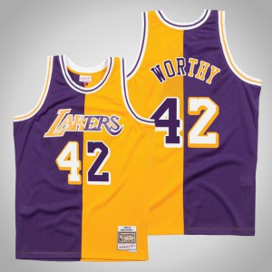 James Worthy- LA Lakers NBA Jersey- 3XL – The Vintage Store