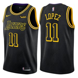 Camiseta Brook Lopez #11 Los Angeles Lakers Púrpura Statement