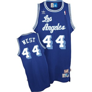 Mitchell & Ness Los Angeles Lakers #44 Jerry West royal Swingman Jersey