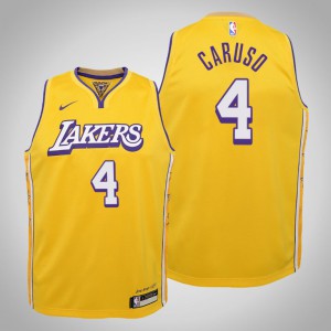 Alex Caruso Los Angeles Lakers Fanatics Branded Fast Break Replica Player  Jersey - Icon Edition - Gold