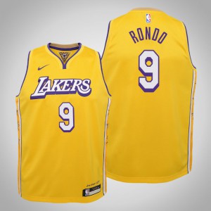 Lakers #9 Rajon Rondo Gold Youth Basketball Swingman Icon Edition Jersey on  sale,for Cheap,wholesale from China