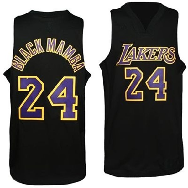 Kobe Bryant Los Angeles Lakers Jersey Black