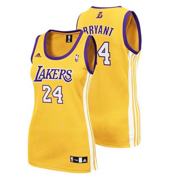 Kobe Bryant 24 Yellow Lakers Jersey