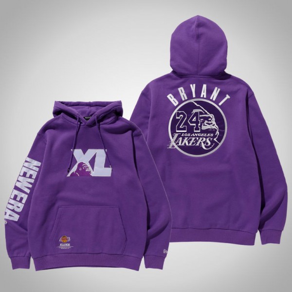 Buy ADIDAS Men Purple Kobe Bryant Lakers Hooded Sweatshirt