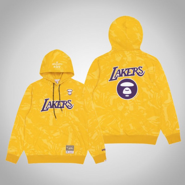 Men's Aape x LA Lakers Black Hoodie