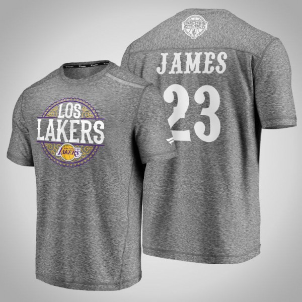 Nike LA Lakers Crown T-Shirt Los Angeles LeBron James Black Short Sleeve Sz  Med