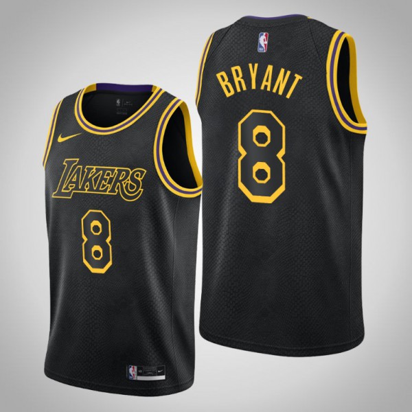 Authentic Los Angeles Lakers #8 Kobe Bryant Mamba City Edition Jersey  AJ6432-010