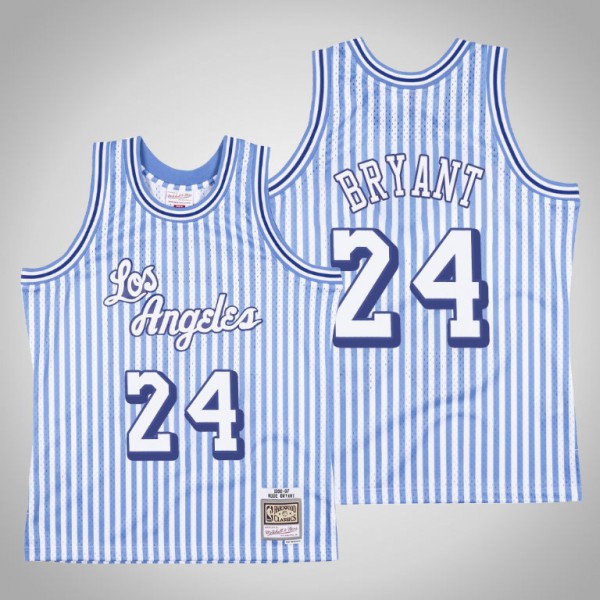 Kobe Bryant Los Angeles Lakers Men's #24 Striped Jersey - Blue