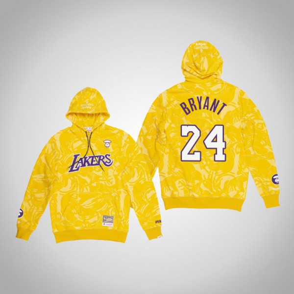 Kobe Bryant Los Angeles Lakers Camo Pullover Men's #24 AAPE x